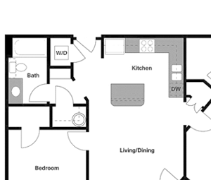 Epic B3 Floor Plan Two Bedroom - B3